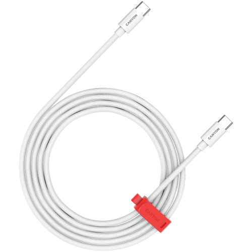 CANYON cable CC60AB C-C 60W Braided 2m White CANYON cable CC60AB C-C 60W Braided 2m White