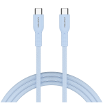 Кабел CANYON cable OnWire 60CL C-C 60W COLOR Braided 1m Light Blue