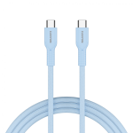 Кабел CANYON cable OnWire 60CL C-C 60W COLOR Braided 1m Light Blue Кабел CANYON cable OnWire 60CL C-C 60W COLOR Braided 1m Light Blue