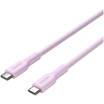 Кабел CANYON cable OnWire 60CL C-C 60W COLOR Braided 1m Pink