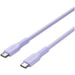 Кабел CANYON cable OnWire 60CL C-C 60W COLOR Braided 1m Purple