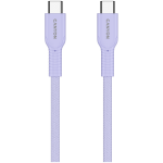 Кабел CANYON cable OnWire 60CL C-C 60W COLOR Braided 1m Purple