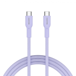 Кабел CANYON cable OnWire 60CL C-C 60W COLOR Braided 1m Purple