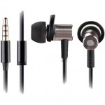 Слушалки с микрофон A4 MK-770 EARPHONE, Метални, Черни