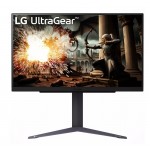 Монитор, LG 27GS75Q-B, UltraGear 27" IPS, AG, 1ms GtG, 165Hz, 1000:1, 300cd/m2, QHD 2560x1440, HDR 10, sRGB 99%, AMD FreeSync, G-SYNC Compatible, HDMI, DisplayPort, Headphone Out, Reader mode, Black Stabilizer, Tilt, Height Adjustable, Pivot, Black