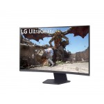 Монитор, LG 32GS60QC-B, 31.5" UltraGear Curved Gaming VA, AG, 1ms, 180Hz, 3000:1, 300cd/m2, QHD (2560x1440), AMD FreeSync, HDR 10, sRGB 99%, HDMI, DisplayPort, Tilt, Headphone out, Black