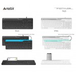Жична клавиатура A4tech Fstyler FK25, Стойка за телефон, Кирилизирана, Черна Жична клавиатура A4tech Fstyler FK25, Стойка за телефон, Кирилизирана, Черна