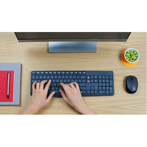 Безжичен комплект LOGITECH MK235 WL DESKTOP BK, 920-007931 Безжичен комплект LOGITECH MK235 WL DESKTOP BK, 920-007931
