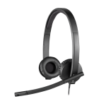 Слушалки, Logitech USB Headset H570e Stereo, In-line Controls, Echo Cancellation, Noise-cancelling, USB
