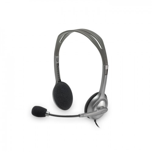 Слушалки LOGITECH HEADSET H110 STEREO, 981-000271 Слушалки LOGITECH HEADSET H110 STEREO, 981-000271