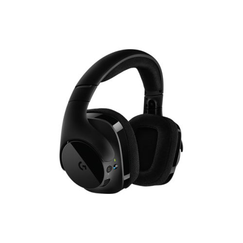 Слушалки, Logitech G533 Wireless Headset, PRO-G 40 mm Drivers, DTS Headphone:X Surround, Mesh Ear Cushions, Noise Cancelling Microphone, Black