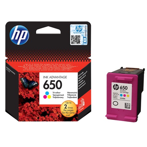 CZ102AE 650 TRI-COLOUR INK CZ102AE 650 TRI-COLOUR INK
