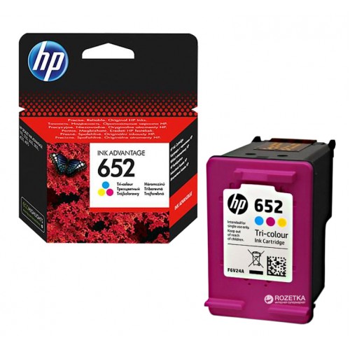 F6V24AE 652 TRI-COLOR INK CART F6V24AE 652 TRI-COLOR INK CART