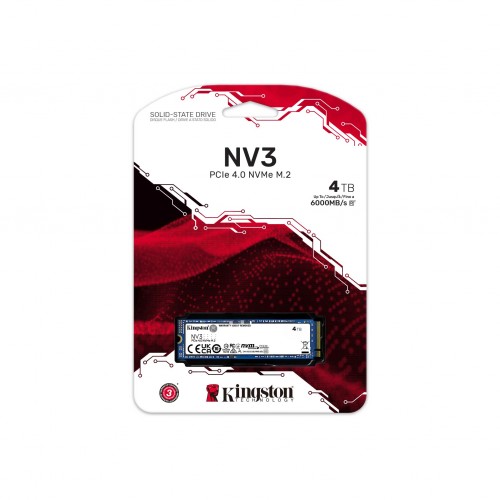 Твърд диск SSD KINGSTON SNV3S/4000G M2 PCIE, SNV3S/4000G