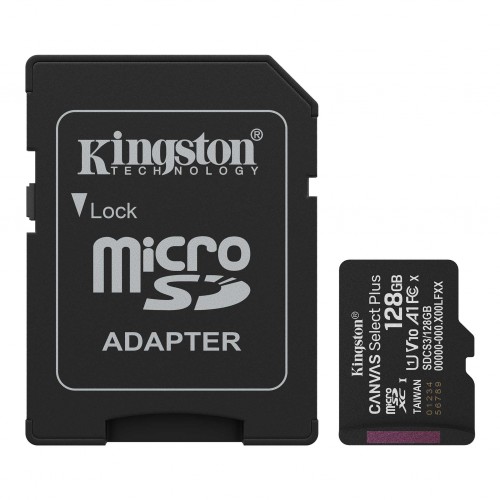 Карта памет 128GB SDMIC KING CANVAS SEL+A1