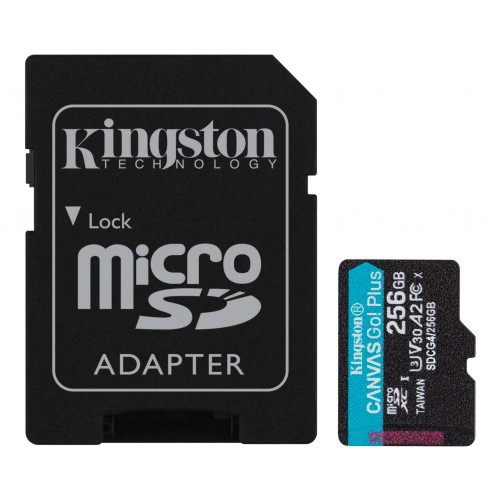 Карта памет 256GB SDMIC KINGST CANV GO+ G4