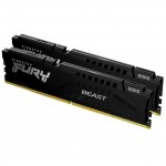 Памет Kingston FURY, Beast Black, 32GB(2x16GB), DDR5, 5200MHz, KF552C40BBK2-32
