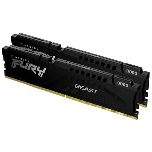 Памет Kingston FURY Beast Black 32GB (2x16GB) DDR5 6000MHz CL36 KF560C36BBE2K2-32 EXPO Памет Kingston FURY Beast Black 32GB (2x16GB) DDR5 6000MHz CL36 KF560C36BBE2K2-32 EXPO