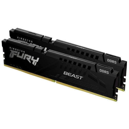 Памет Kingston FURY Beast Black 32GB(2x16GB) DDR5 5600MHz KF556C40BBK2-32 Памет Kingston FURY Beast Black 32GB(2x16GB) DDR5 5600MHz KF556C40BBK2-32
