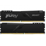 Памет 2X16GB DDR4 3200 Kingston Fury Beast (2RX8), KF432C16BB1K2/32