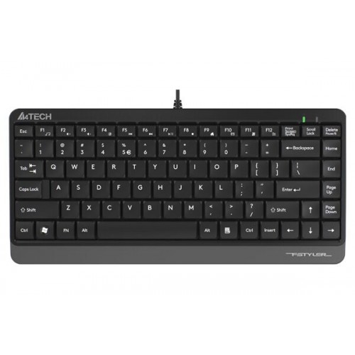 Клавиатура с кабел A4 FK11 FSTYLER NB KB USB Сив цвят Клавиатура с кабел A4 FK11 FSTYLER NB KB USB Сив цвят