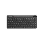 Клавиатура безжична/bluetooth безшумна A4 FBK22 AS US+BG WL USB Черна