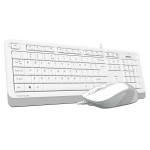 Комплект клавиатура и мишка A4TECH Fstyler F1010, Бял Комплект клавиатура и мишка A4TECH Fstyler F1010, Бял