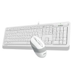 Комплект клавиатура и мишка A4TECH Fstyler F1010, Бял Комплект клавиатура и мишка A4TECH Fstyler F1010, Бял