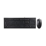 Комплект клавиатура и мишка A4 KR-8572 DESKTOP, Черна с БДС кирилизация
