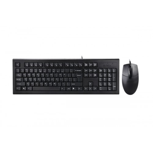 Комплект клавиатура и мишка A4 KR-8572 DESKTOP, Черна с БДС кирилизация Комплект клавиатура и мишка A4 KR-8572 DESKTOP, Черна с БДС кирилизация
