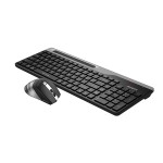 Комплект клавиатура и мишка A4TECH Fstyler FB2535C, Bluetooth & 2.4G, Черен/Сив, FB2535C-US-BG Комплект клавиатура и мишка A4TECH Fstyler FB2535C, Bluetooth & 2.4G, Черен/Сив, FB2535C-US-BG