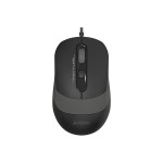 Мишка A4tech FM10, оптична (1600 dpi), 4 бутона, USB, сива