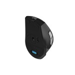 Безжична мишка A4tech FB35C Fstyler, Bluetooth, 2,.4Ghz, Li-Ion зареждаема батерия, Черно/Сиво