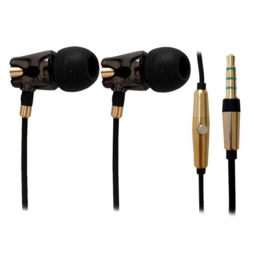 Слушалки с микрофон с кабел 3.5mm A4 Tech MK-790 EARPHONE METALIC
