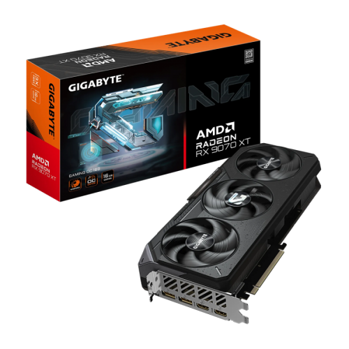 Видео карта GIGABYTE RADEON RX 9070 XT GAMING OC 16GB GDDR6, R9070XTGAMING OC-16G Видео карта GIGABYTE RADEON RX 9070 XT GAMING OC 16GB GDDR6, R9070XTGAMING OC-16G
