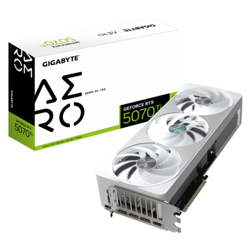 Видео карта GIGABYTE RTX 5070 TI AERO OC 16GB GDDR7, GV-N507TAERO OC-16GD Видео карта GIGABYTE RTX 5070 TI AERO OC 16GB GDDR7, GV-N507TAERO OC-16GD