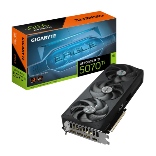 Видео карта GIGABYTE RTX 5070 TI EAGLE OC SFF 16GB GDDR7, N507TEAGLE OC-16GD