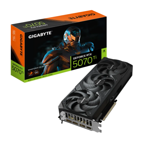 Видео карта GIGABYTE RTX 5070 TI WINDFORCE OC SFF 16GB GDDR7, N507TWF3OC-16GD Видео карта GIGABYTE RTX 5070 TI WINDFORCE OC SFF 16GB GDDR7, N507TWF3OC-16GD