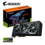 Видео карта GIGABYTE AORUS RTX 5070 MASTER 12GB GDDR7, GV-N5070AORUS M-12GD Видео карта GIGABYTE AORUS RTX 5070 MASTER 12GB GDDR7, GV-N5070AORUS M-12GD
