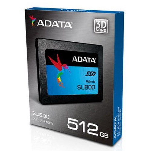Твърд диск SSD ADATA SU800 512GB 3D NAND Твърд диск SSD ADATA SU800 512GB 3D NAND