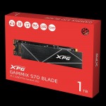 Твърд диск SSD ADATA XPG Gammix S70 Blade 1TB M2 2280 PCI, AGAMMIXS70B-1T-CS