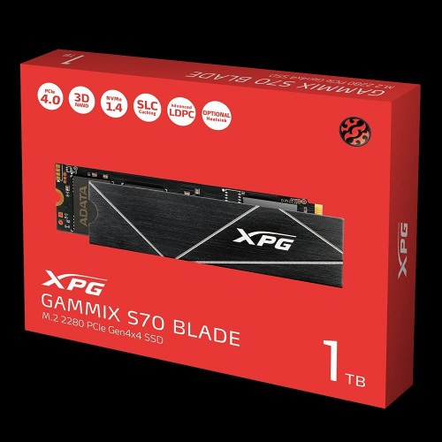 Твърд диск SSD ADATA XPG Gammix S70 Blade 1TB M2 2280 PCI, AGAMMIXS70B-1T-CS Твърд диск SSD ADATA XPG Gammix S70 Blade 1TB M2 2280 PCI, AGAMMIXS70B-1T-CS