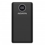 Външна батерия ADATA P20000 QUICK CHARGE POWER BANK 20000MAh USB TYPE-C, AP20000QCD-DGT-CBK, Черна