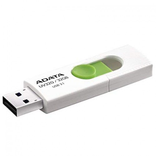 Памет, Adata 32GB UV320 USB 3.2 Gen1-Flash Drive White, AUV320-32G-RWHGN Памет, Adata 32GB UV320 USB 3.2 Gen1-Flash Drive White, AUV320-32G-RWHGN