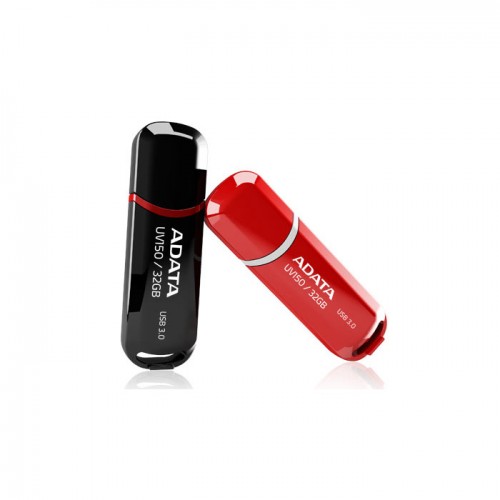 Памет, Adata 32GB UV150 USB 3.2 Gen1-Flash Drive Black, AUV150-32G-RBK Памет, Adata 32GB UV150 USB 3.2 Gen1-Flash Drive Black, AUV150-32G-RBK