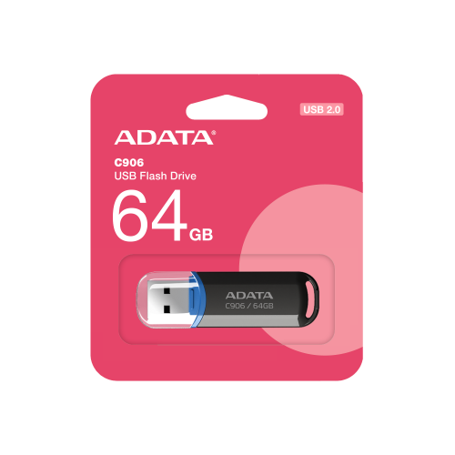 Флашка 64GB USB C906 ADATA BLACK Флашка 64GB USB C906 ADATA BLACK