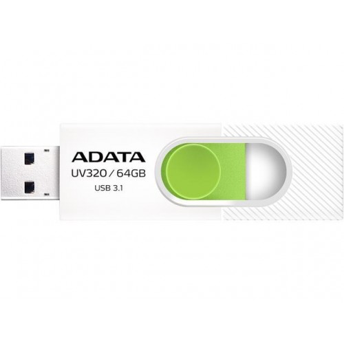 Флашка 64GB USB UV320 ADATA WHITE Флашка 64GB USB UV320 ADATA WHITE