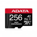 Памет, ADATA 256GB MicroSDXC UHS-I U3 V30S High (with adapter) AUSDX256GUI3V30SHA2-RA1