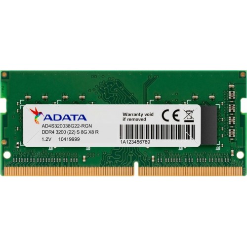 8GB DDR4 3200 ADATA SODIMM 8GB DDR4 3200 ADATA SODIMM