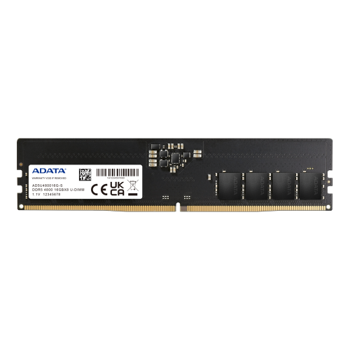 Памет, ADATA 16GB DDR5 4800 MHz U-DIMM, AD5U480016G-S Памет, ADATA 16GB DDR5 4800 MHz U-DIMM, AD5U480016G-S